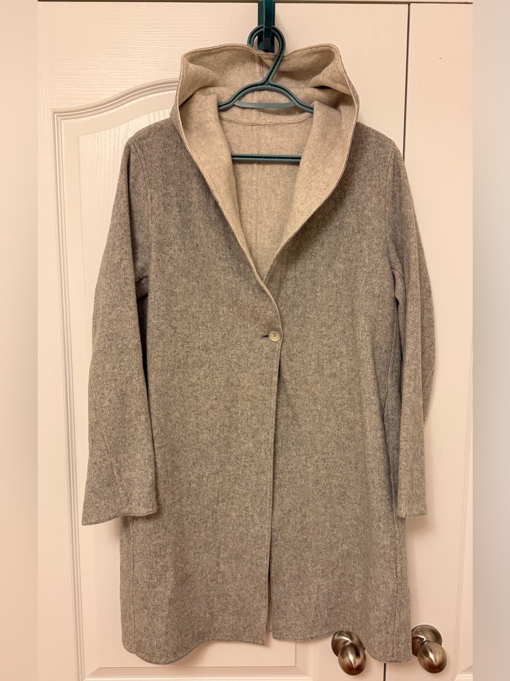 Uniqlo Double Face Hooded Coat